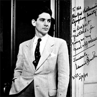 Photo of Bernstein's inscription, written in November 1943