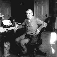 Woodrow Wilson, full-length portrait