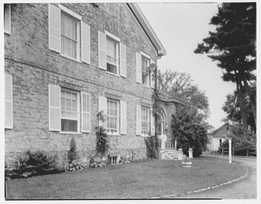 范布倫於紐約肯德胡克的住所 Van Buren's residence in Kinderhook, New York 