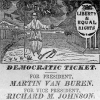 1840年 於俄亥俄州的參選門票 1840 election ticket for Ohio