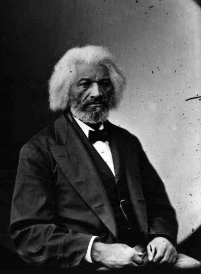 Photo portrait of Frederick Douglass.