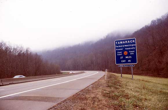 Photo of a modern Interstate highway.