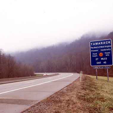 Photo of a modern Interstate highway.