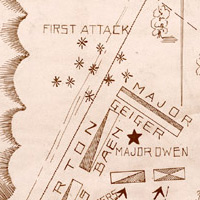 1811年的「蒂珀卡努戰役秘密計畫」（Plot of Tippecanoe battleground）