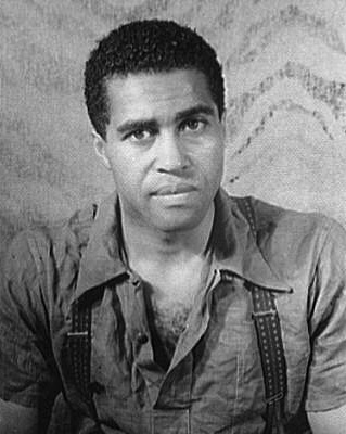 Photo of Robert Earl Jones in Don't You Want to Be Free by Langston Hughes