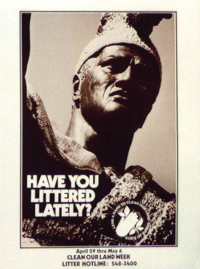 King Kamehameha on a litter poster