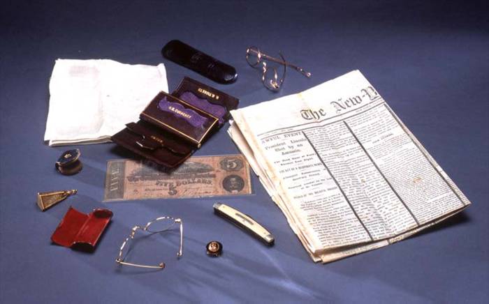 Contents of Abraham Lincoln's Pockets, April 14, 1865.