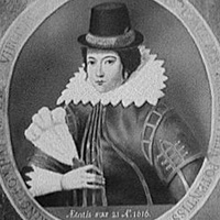 Portrait of Pocahontas, 1596-1617