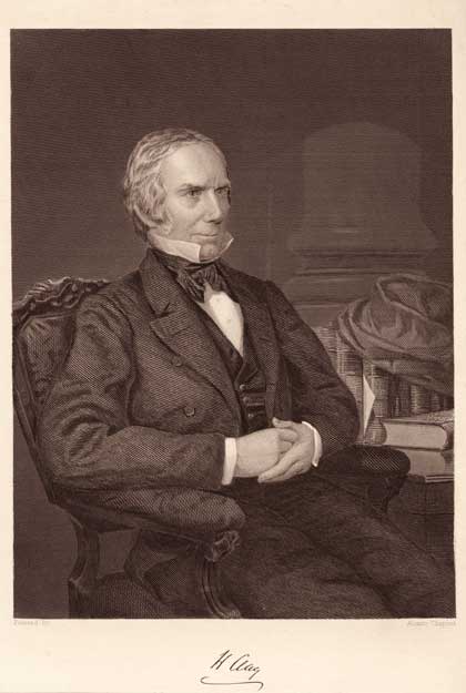 亨利克雷（Henry Clay）與波爾克於總統大選中競爭失敗