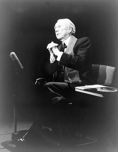 Frank Lloyd Wright in 1957