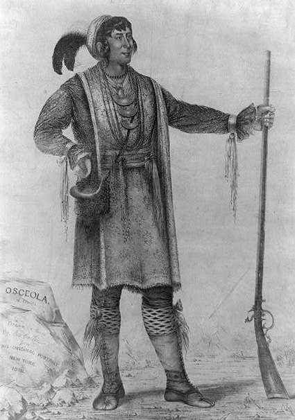 Osceola, leader of the Seminoles