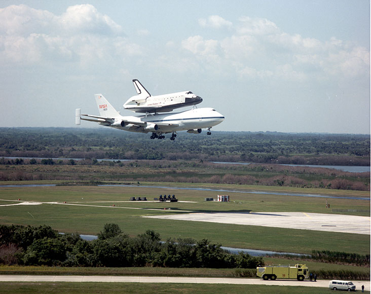 NASA space shuttle orbiter Challenger, April 1984