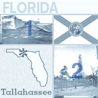 graphic map and images of Florida