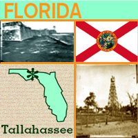 graphic map and images of Florida