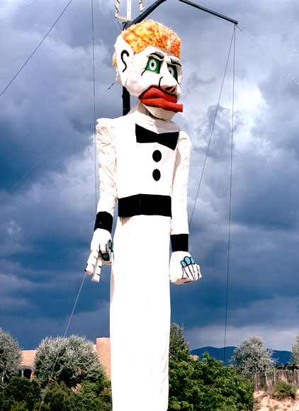 Photo of giant puppet, Zozobra