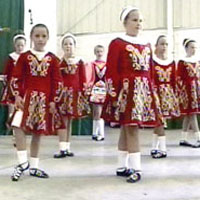 Photo of kids in costume on dance floor
