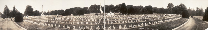 Panoramic photo of National Cemetery, Gettysburg, Pennsylvania, 1913