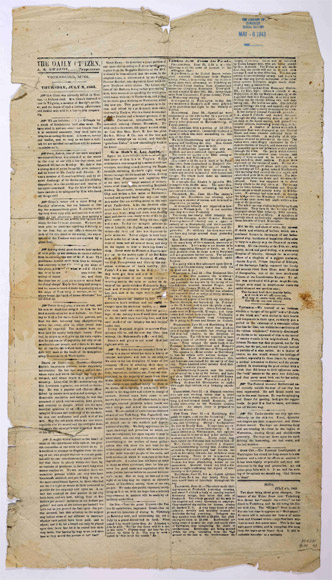 Daily Citizen, July 2, 1863