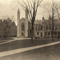 Photo of Harvard University in Cambridge, Massachusetts, 1910
