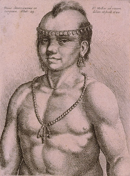 Algonquian man, 1645