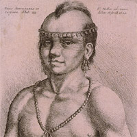 Algonquian man, 1645