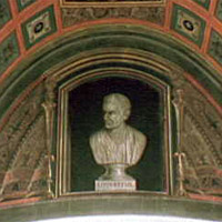Bust of Livingston fresco in U.S. Capitol