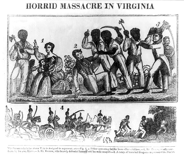 Horrid massacre in Virginia, 1831.