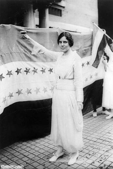 Alice Paul, 1920. By Popular Demand: 'Votes for Women' Suffrage Pictures, 1850-1920 Prints and Photographs Division from the Library of Congress.