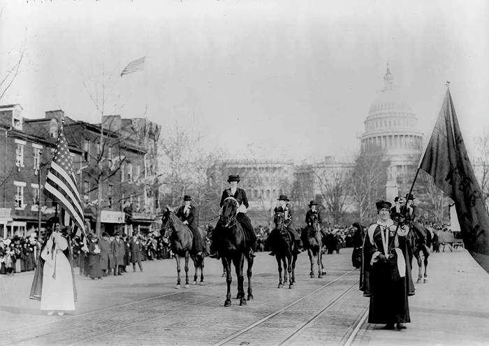 Women Suffragists' parade, 1913.