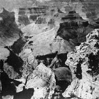 Grand Canyon National Park, view down canyon.