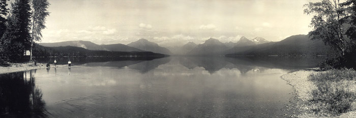 Lake McDonald, Glacier Park, Montana.