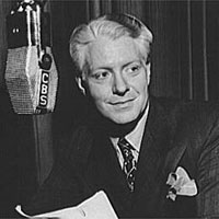 Radio broadcaster Nelson Eddy