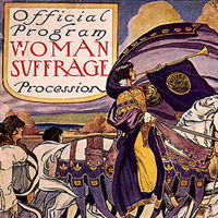 Woman suffrage procession program, 1913