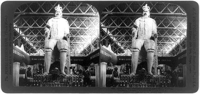 'King Cotton,' Mississippi Exhibit, Agricultural Building, Louisiana Purchase Exposition, St. Louis, U.S.A.