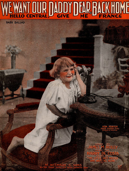 World War I Sheet Music, 1918