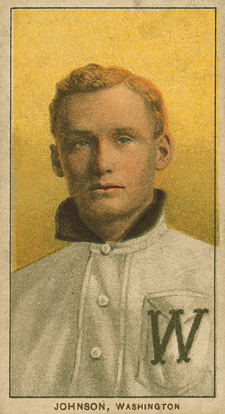 Walter Johnson baseball card