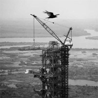 The Mobile Launcher One and Bird