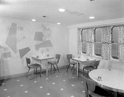 S.S. Brasil. Teenage room, 1958