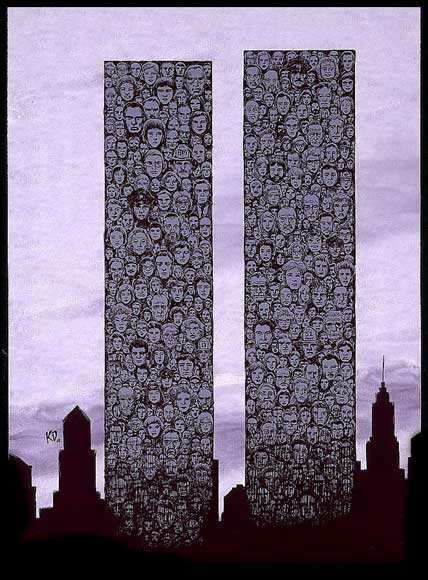 Twin Towers illustration