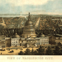 'View of Washington City,' 1871.