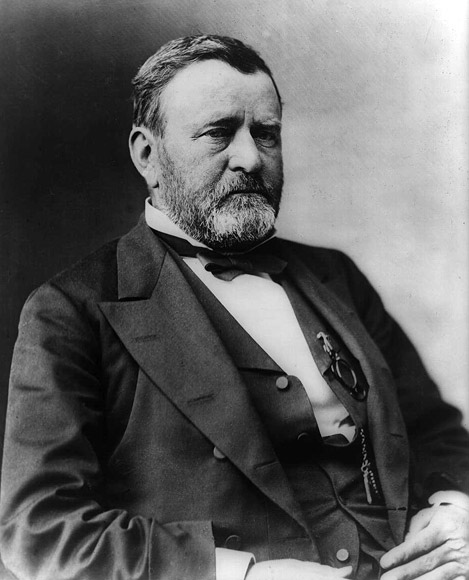 President Ulysses S. Grant, between 1869 and 1885.