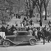 'Easter Egg Roll' on the White House lawn, 1936