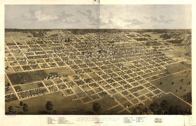 1867年的春田市，這是伊利諾州的首府，當時比現在要安靜多了