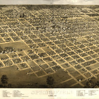 1867年的春田市 Springfield, Illinois
