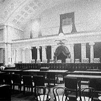 Supreme Court Room, the Capitol, Washington, D.C. 1902.