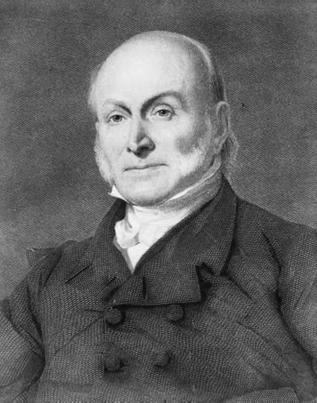 Engraving of John Quincy Adams