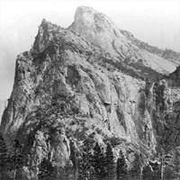 Bridalveil Fall in Yosemite National Park, 1860