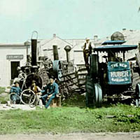 Samuel Holland's repair shop, Park River, North Dakota