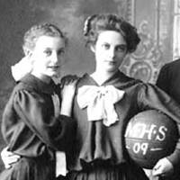 Girl's basketball team, 1908.
