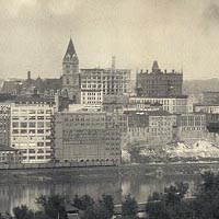 Panoramic photo of St. Paul, Minnesota